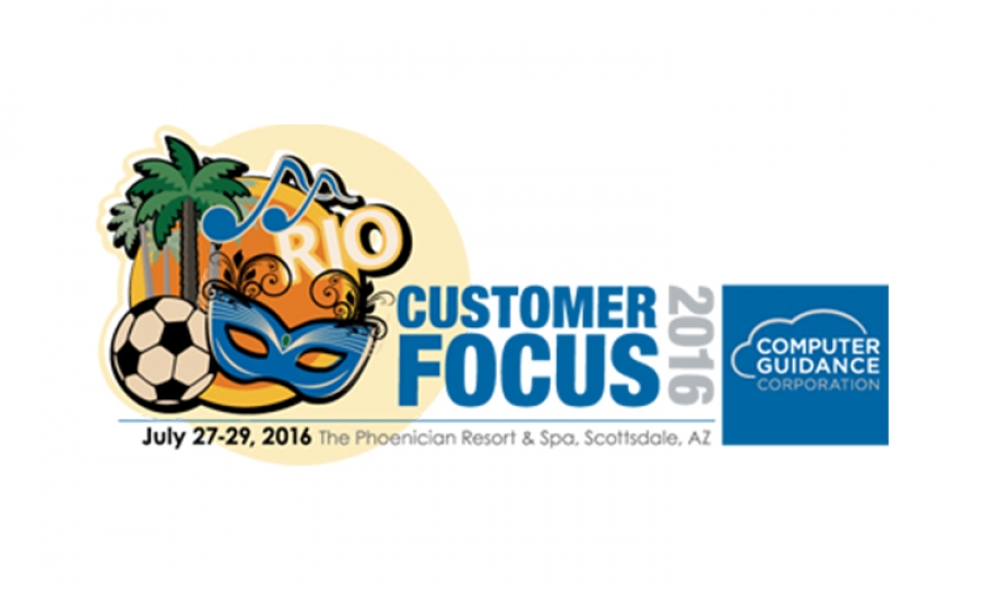 Come See Us at Computer Guidance Customer Focus 2016 User Conference