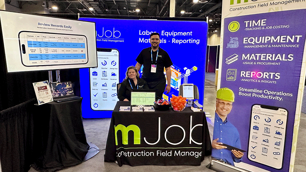 mJob live tradeshow demo