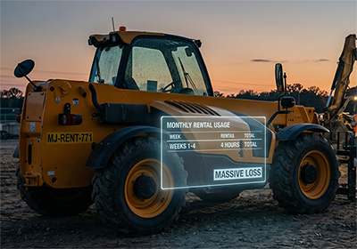 Heavy Equipment rental taking massive loss